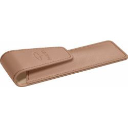 Etui Piele Parker Basic Light Brown - 2 piese