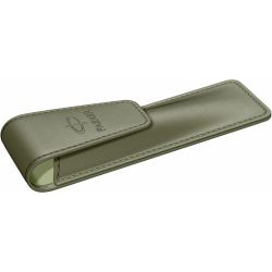 Etui Piele Parker Basic Khaki - 2 piese