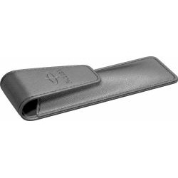 Etui Piele Parker Basic Emboss Grey - 2 piese