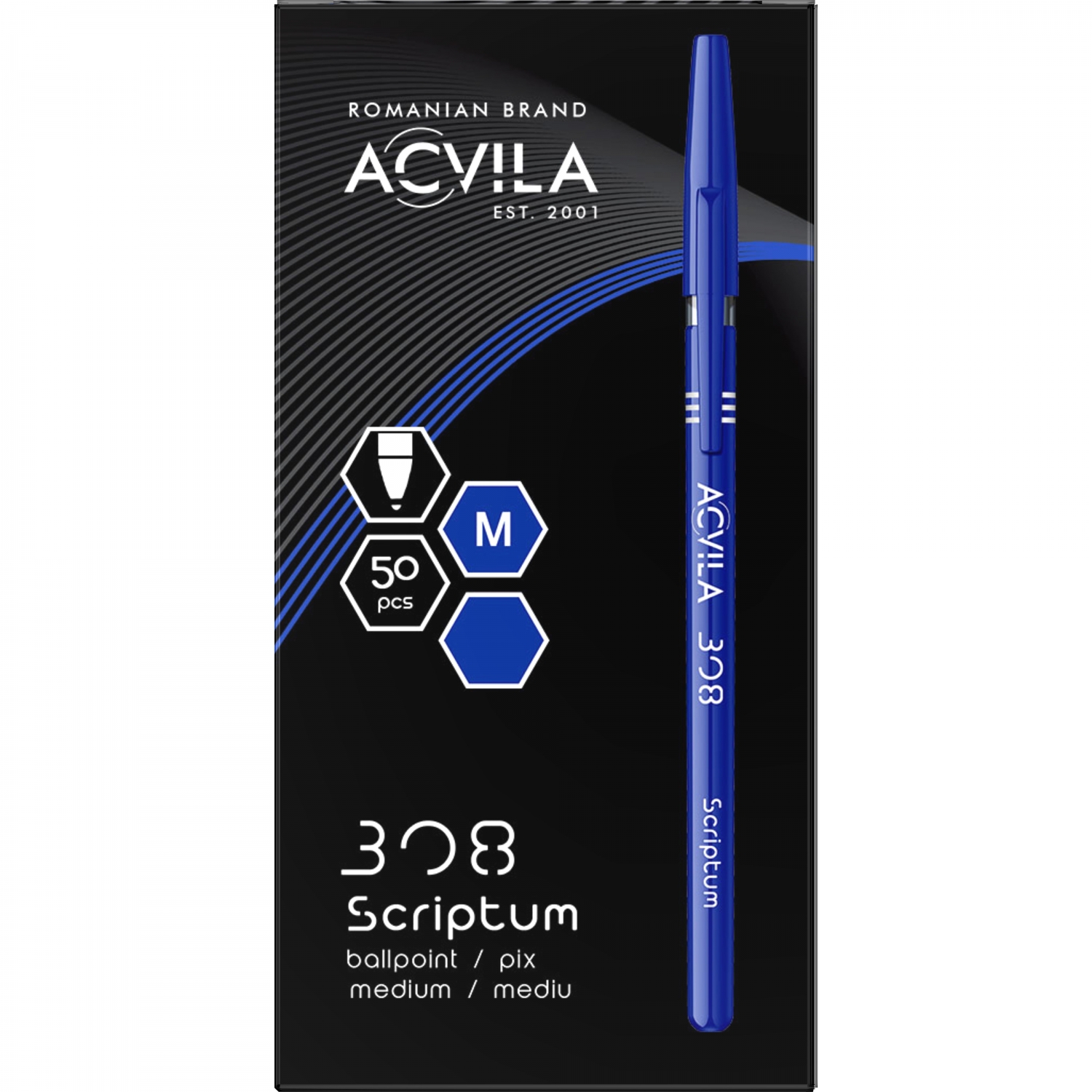 Imagine Produs Pix Acvila Scriptum 308 Medium Blue