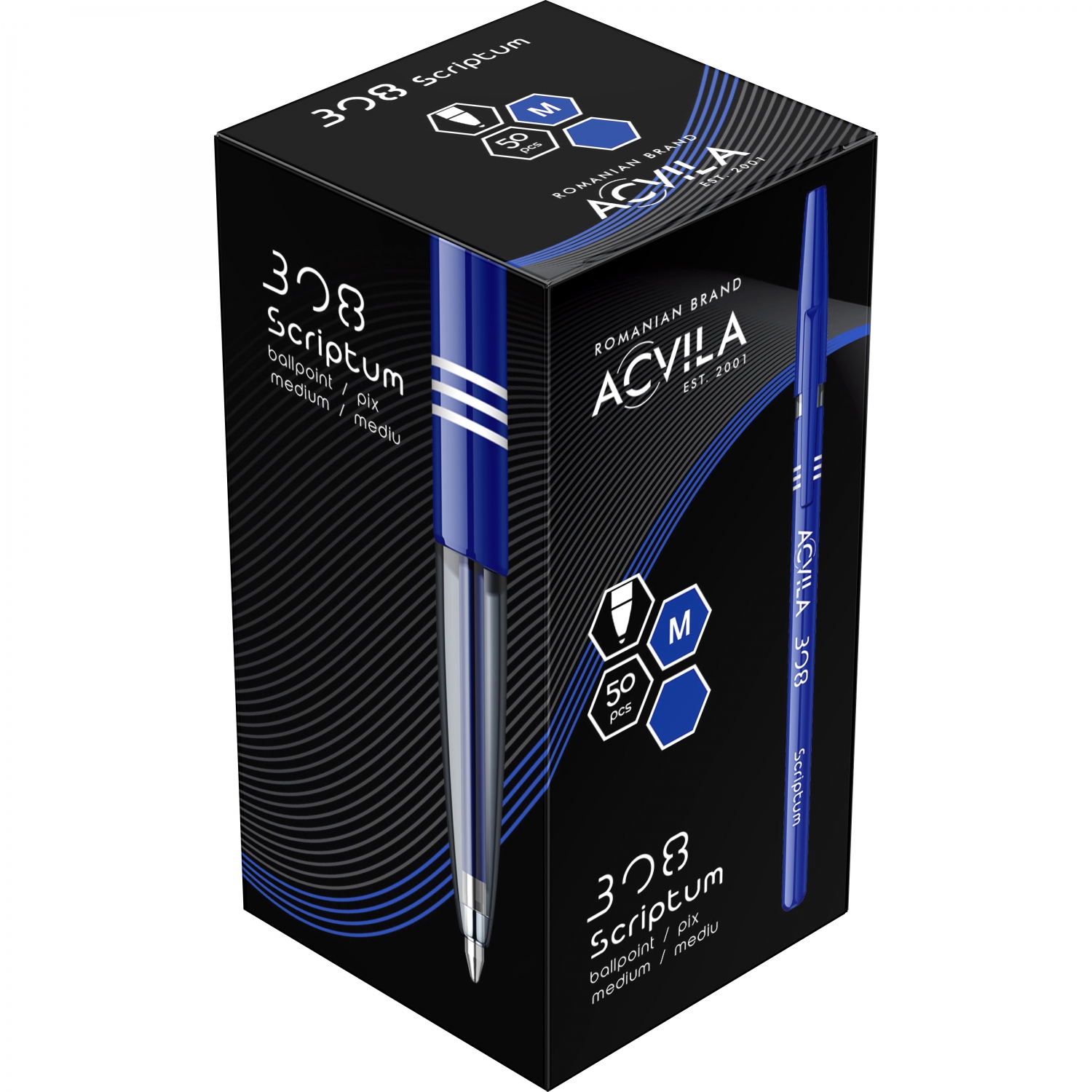 Imagine Produs Pix Acvila Scriptum 308 Medium Blue