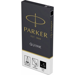 Set 5 Cartuse Large Size Proprietar Parker Quink Black