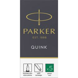 Set 5 Cartuse Large Size Proprietar Parker Quink Green