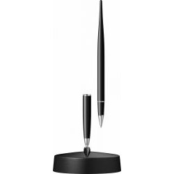 Desk Pen Set Pix Scrikss 501 Black Acrylic Base - Black CT