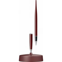 Desk Pen Set Pix Scrikss 501 Burgungy Acrylic Base - Burgundy CT