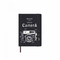 Agenda Scrikss NoteLook A6 Textile Cover Camera White Lined