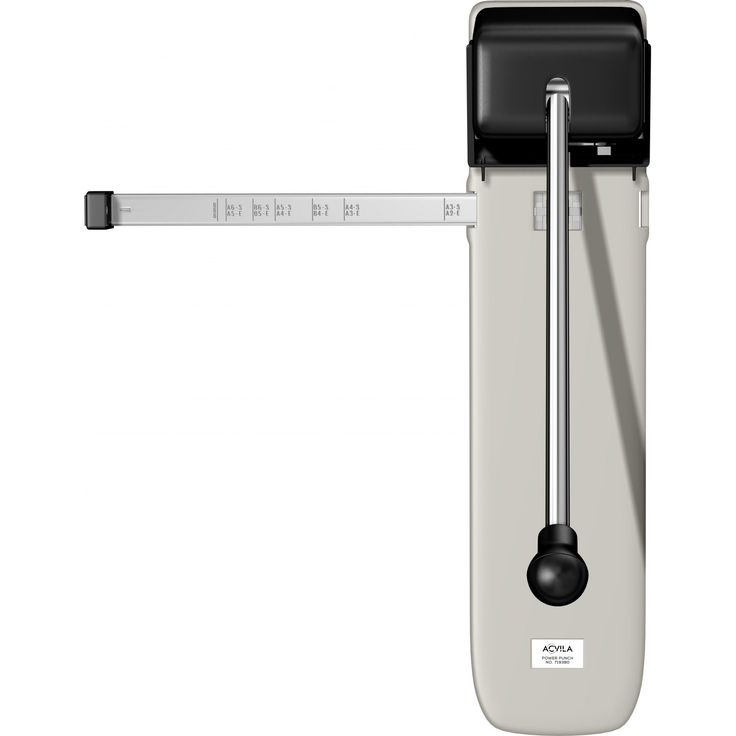 Imagine Produs Perforator Profesional 2 perforații 190 coli Acvila 193B0 Grey - Black