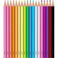 Set 18 Creioane Colorate Acvila Maliv & Malevi Assorted Colors