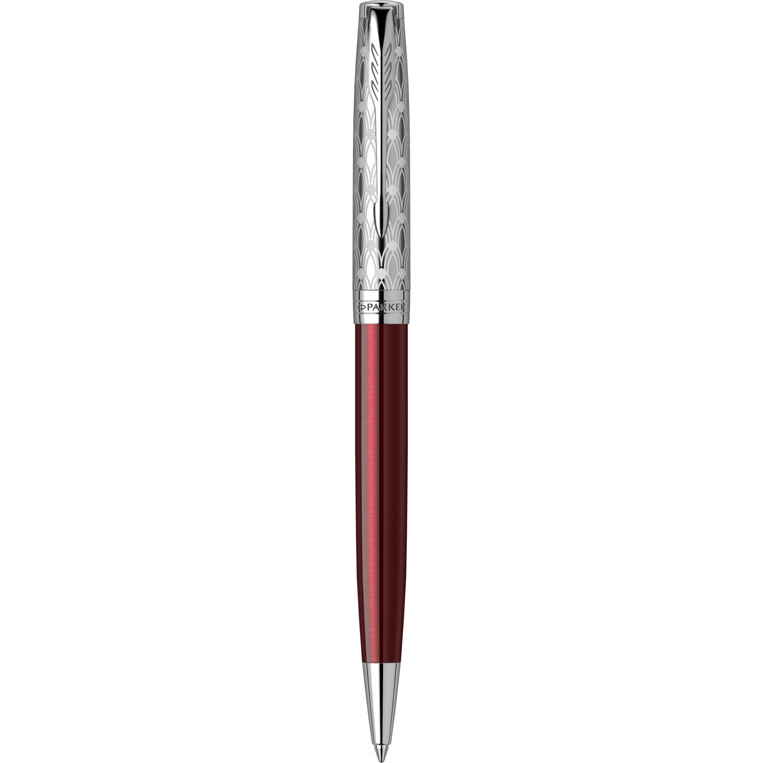 Penna a sfera Parker Sonnet Sand Blasted Metal Black CT - Parker