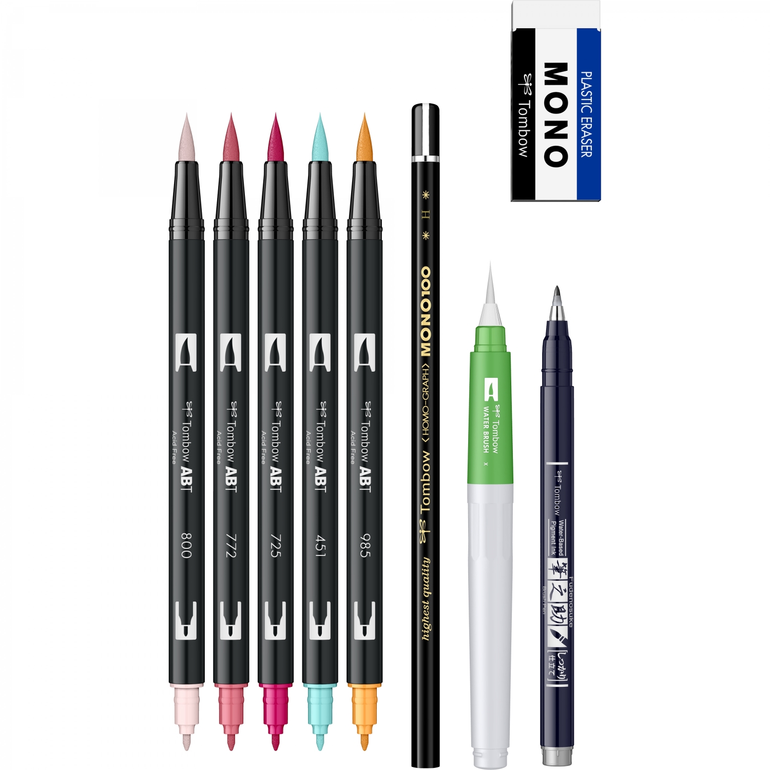 Imagine Produs Set Caligrafie & Watercoloring Tombow Good Vibes Lettering