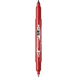 Marker Permanent Outline Fine Tip Tombow Mono Twin Red