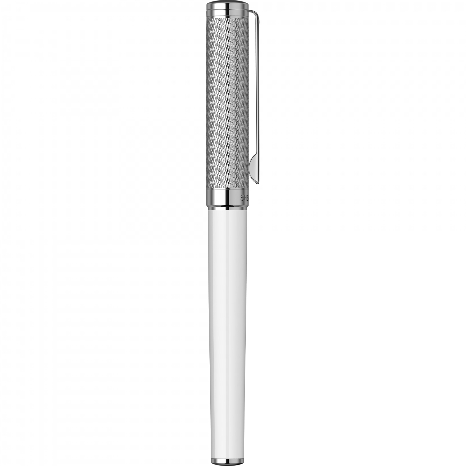 Imagine Produs Stilou Sheaffer Intensity White & Engraved Chrome Spiral CT