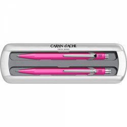 Set Pix + Creion Mecanic 0.7 Caran dAche 849 Fluo Line Pink CT