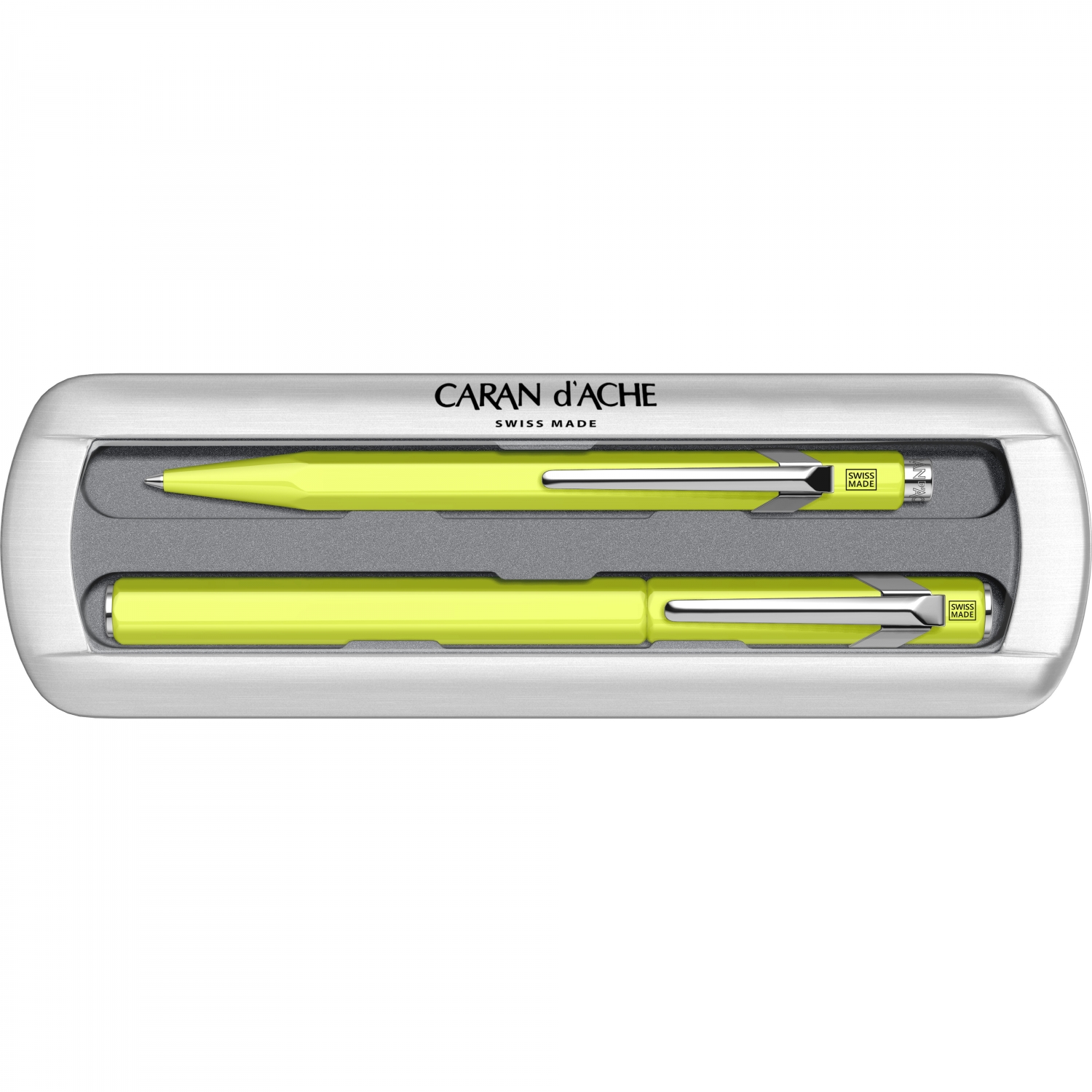 Imagine Produs Set Stilou + Pix Caran dAche 849 Fluo Line Yellow CT