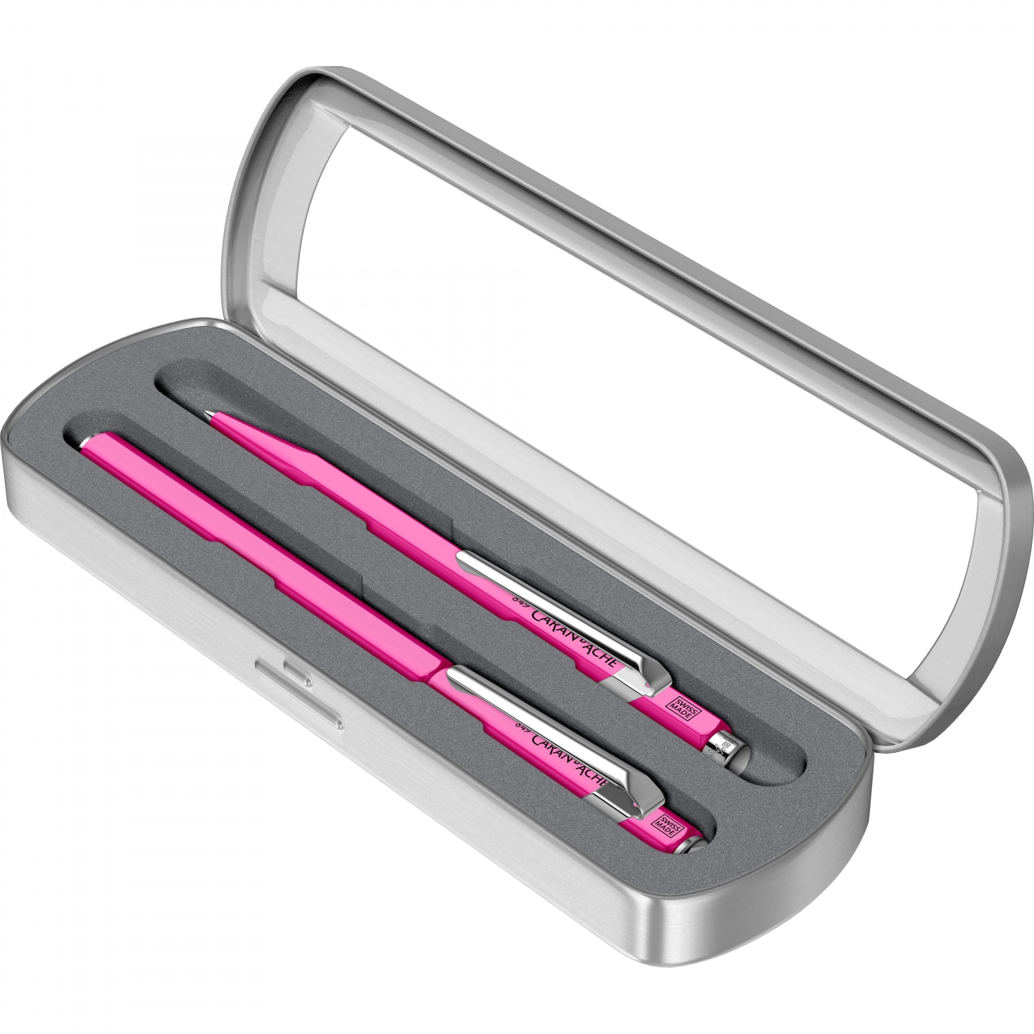 Imagine Produs Set Stilou + Pix Caran dAche 849 Fluo Line Pink CT