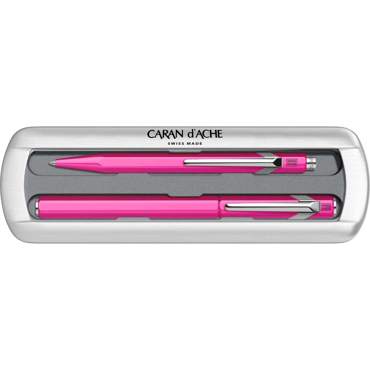 Imagine Produs Set Stilou + Pix Caran dAche 849 Fluo Line Pink CT
