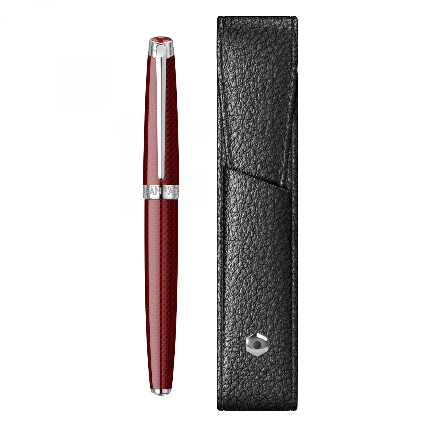 Imagine Produs Roller + Etui Caran dAche Leman Rouge Carmin SRT