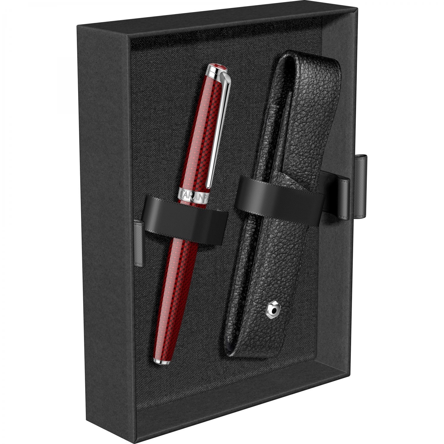 Imagine Produs Roller + Etui Caran dAche Leman Rouge Carmin SRT