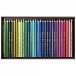 Set 80 Creioane Colorate Carandache Supracolor Aquarelle Pencil Set Wood Case