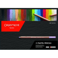Set 20 Creioane Colorate Carandache Pastel Pencil