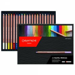 Set 20 Creioane Colorate Carandache Pastel Pencil