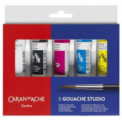 Set 5 Gouache Tub Carandache Studio Gouache