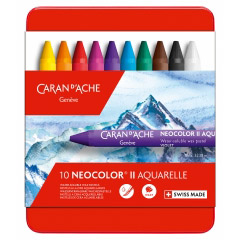 Set 10 Creioane Pastel Water Soluble Carandache Neocolor II