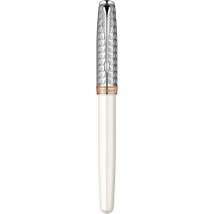 Stilou 18k Nib Parker Sonnet Premium Feminine Pearl and Metal PGT