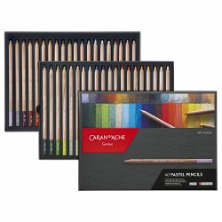 Set 40 Creioane Colorate Carandache Pastel Pencil