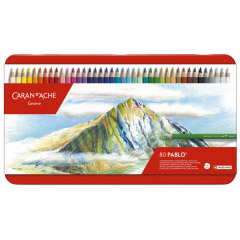 Set 80 Creioane Colorate Carandache Pablo Pencil