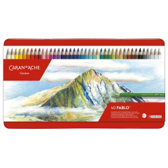 Set 40 Creioane Colorate Carandache Pablo Pencil