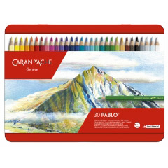 Set 30 Creioane Colorate Carandache Pablo Pencil