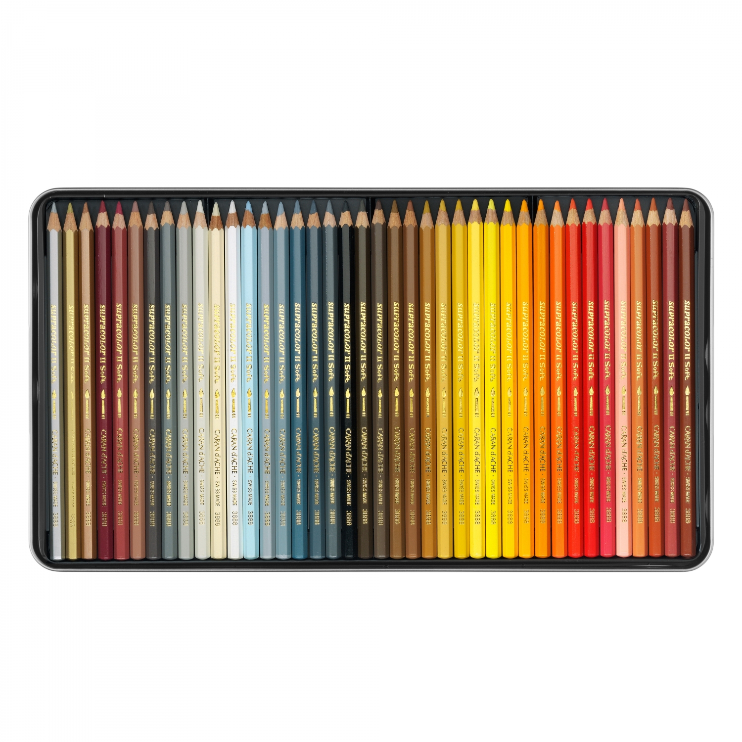 Imagine Produs Set 80 Creioane Colorate Caran dAche Supracolor Aquarelle Pencil