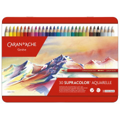 Set 30 Creioane Colorate Caran dAche Supracolor Aquarelle Pencil