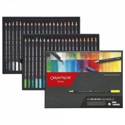 Set 40 Creioane Colorate Carandache Museum Aquarelle Pencil