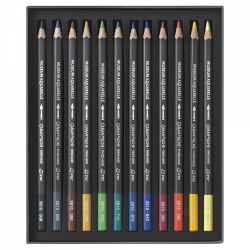 Set 12 Culori Creioane Colorate Carandache Museum Aquarelle Pencil