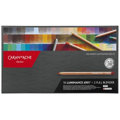 Set 76 Creioane Colorate Carandache Luminance 6901 Pencil