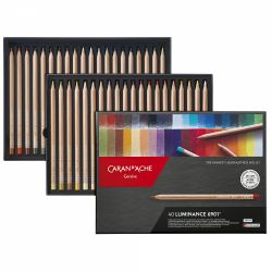 Set 40 Creioane Colorate Carandache Luminance 6901 Pencil