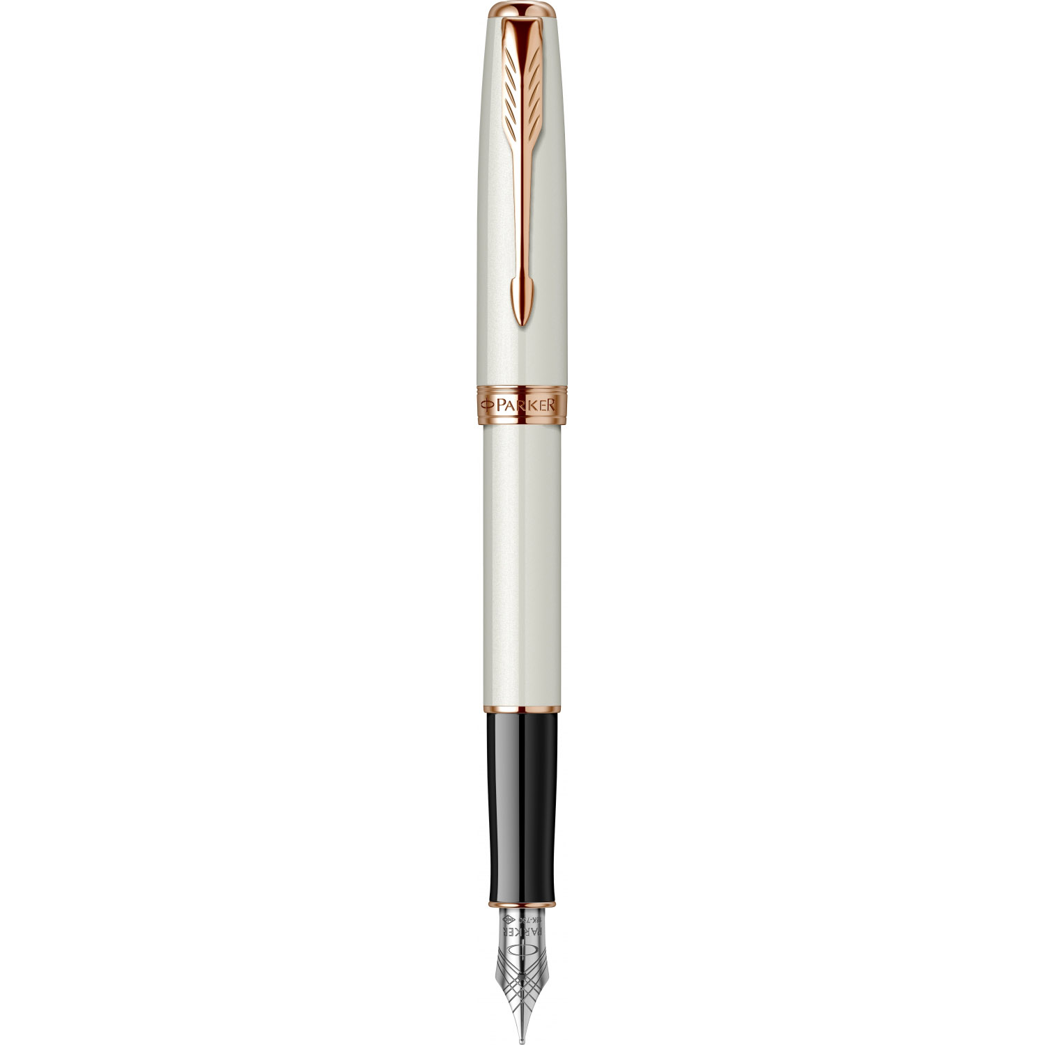 Imagine Produs Stilou 18k Nib Parker Sonnet Premium Feminine Pearl PGT
