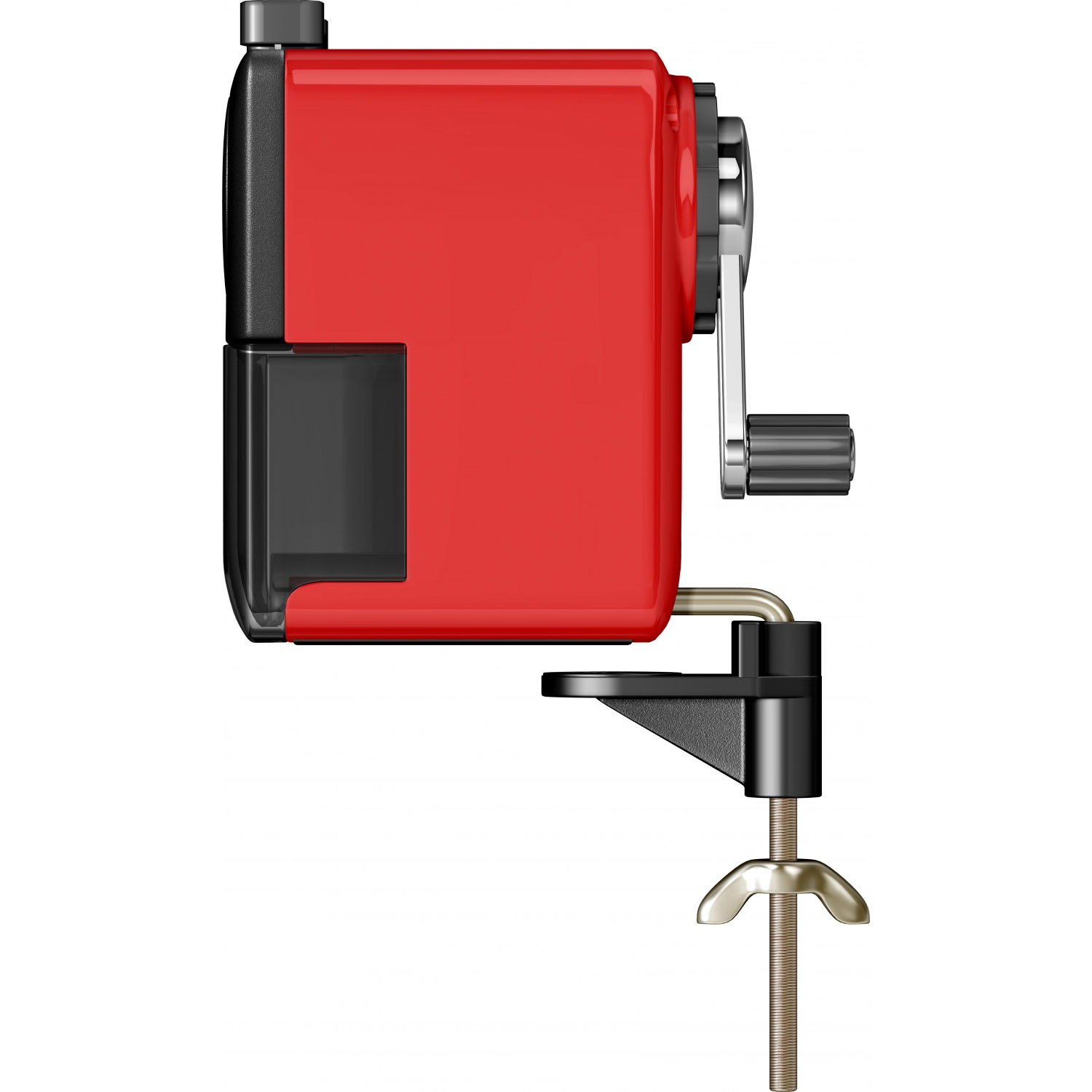 Imagine Produs Ascutitoare cu Cilindru si Manivela Caran dAche Plastic Sharpener Red