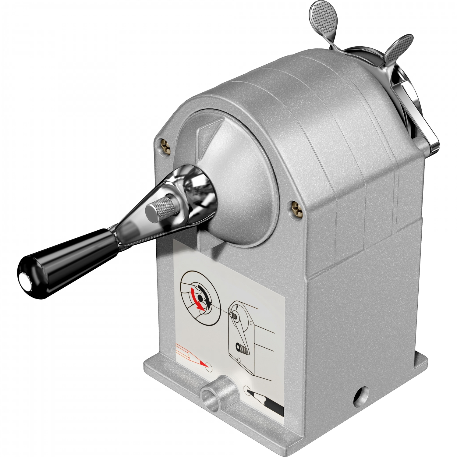 Imagine Produs Ascutitoare cu Cilindru si Manivela Caran dAche Metal Sharpener Grey