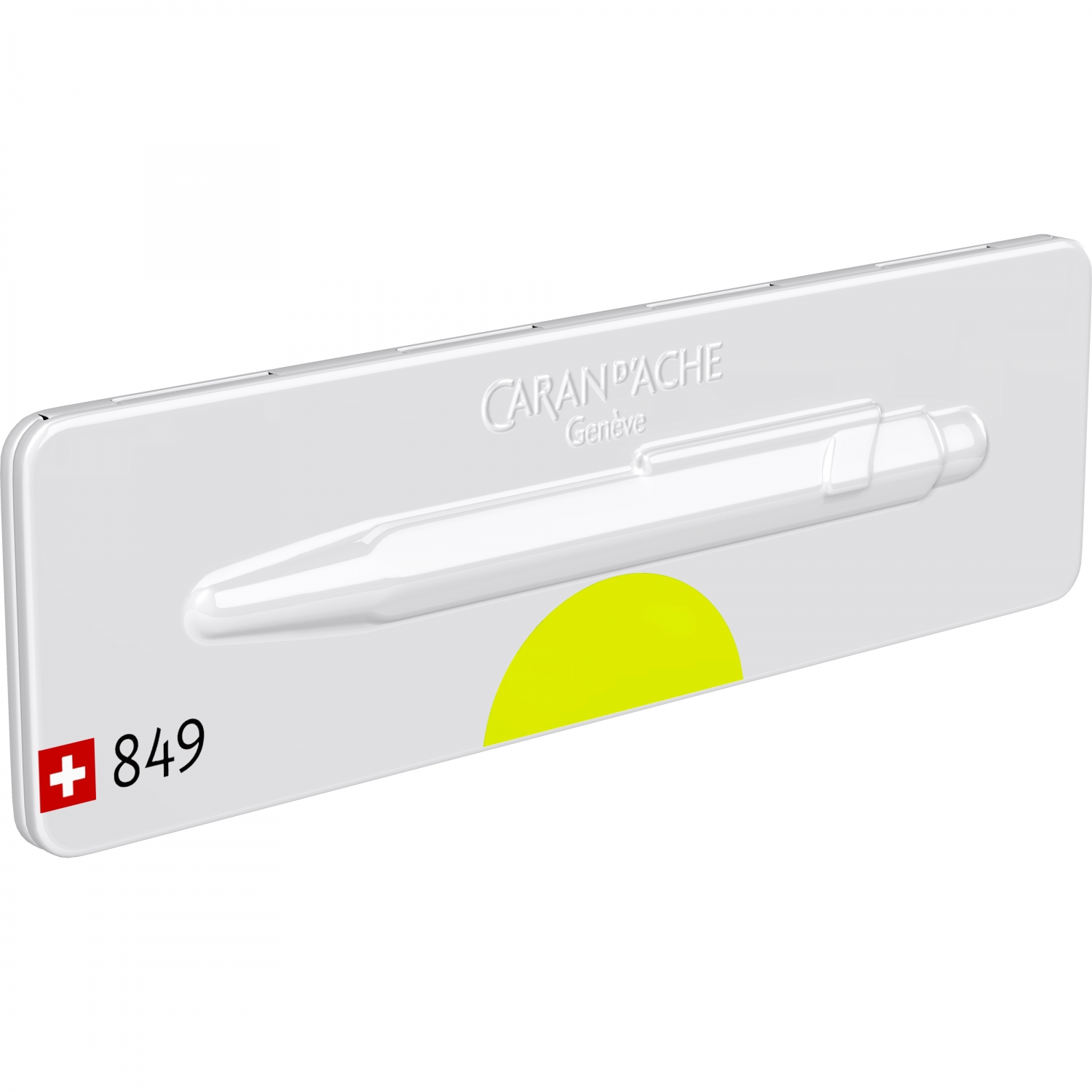 Imagine Produs Pix in Cutie Metalica Caran dAche 849 Fluo Line Yellow CT