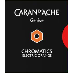 Set 6 Cartuse Standard Size Proprietar Caran dAche Chromatics Electric Orange