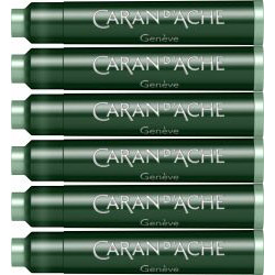 Set 6 Cartuse Standard Size Proprietar Caran dAche Chromatics Vibrant Green