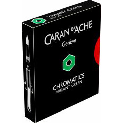 Set 6 Cartuse Standard Size International Caran dAche Chromatics Vibrant Green