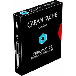 Set 6 Cartuse Standard Size International Caran dAche Chromatics Hypnotic Turqoise