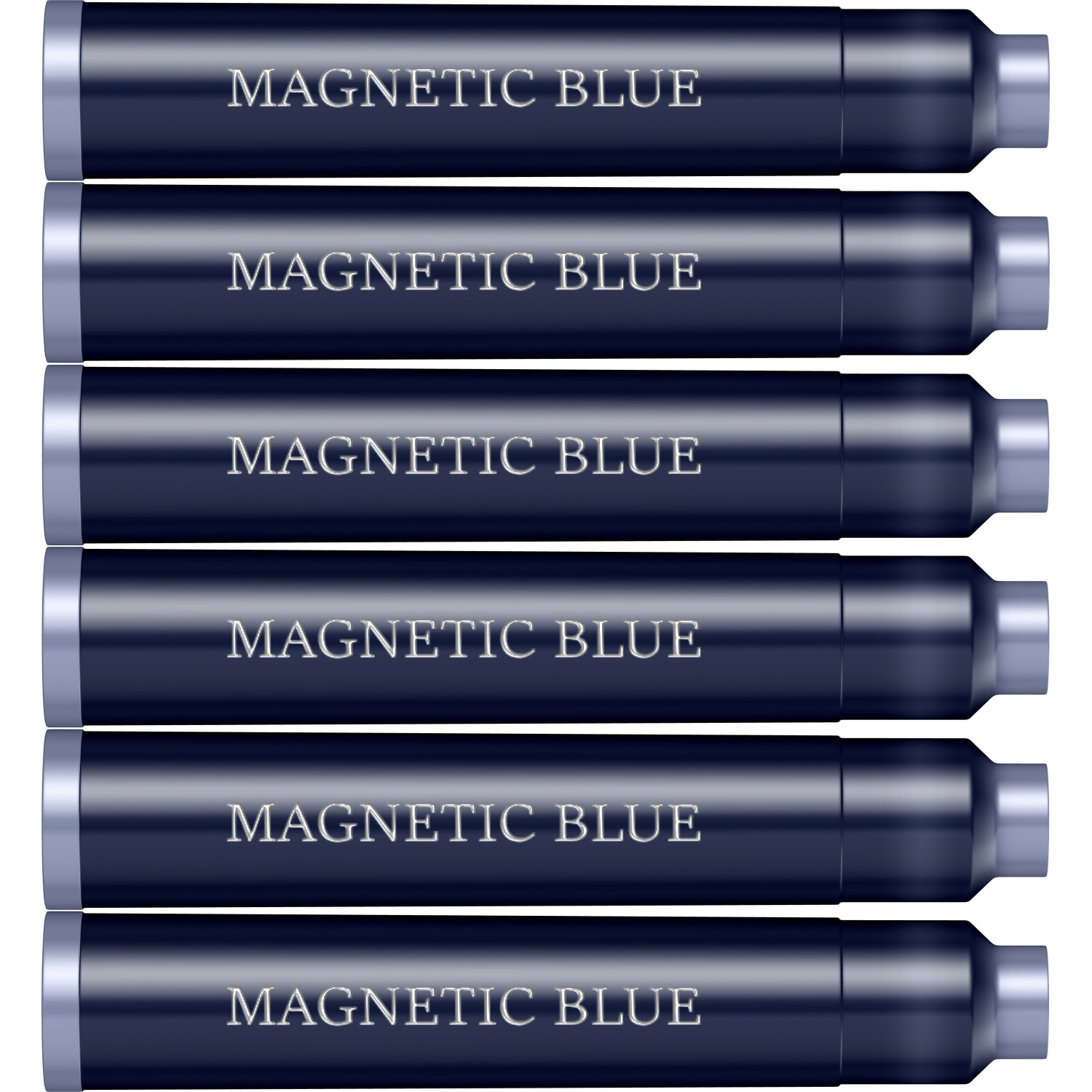 Imagine Produs Set 6 Cartuse Standard Size International Caran dAche Chromatics Magnetic Blue