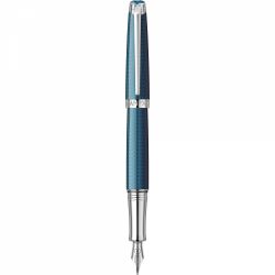 Stilou 18k Nib Caran dAche Leman Grand Bleu SRT