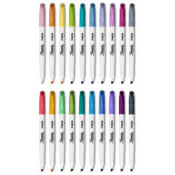 Set 20 Marker Coloring Chisel Sharpie S Note Assorted Colors