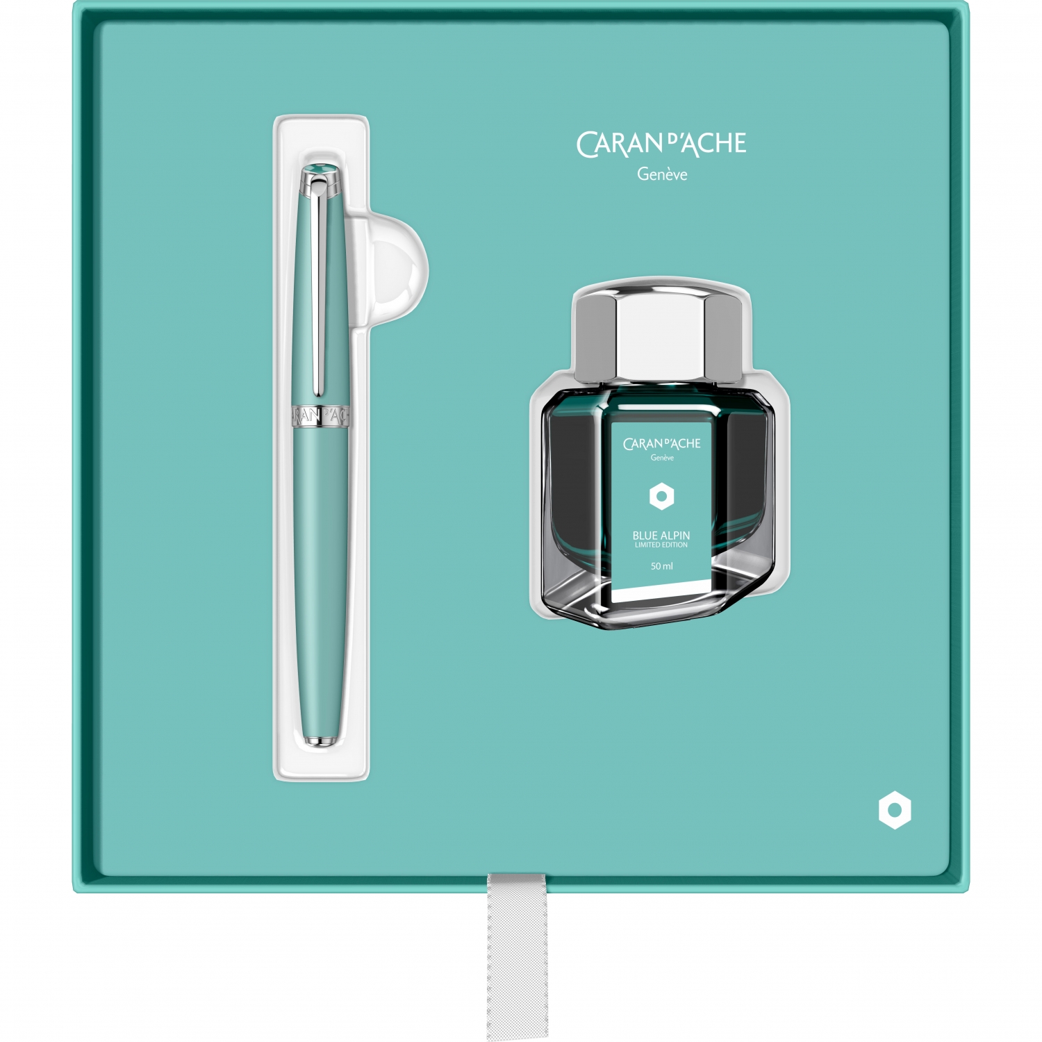 Imagine Produs Stilou 18k Nib Caran dAche Leman LE Alpine Blue SRT